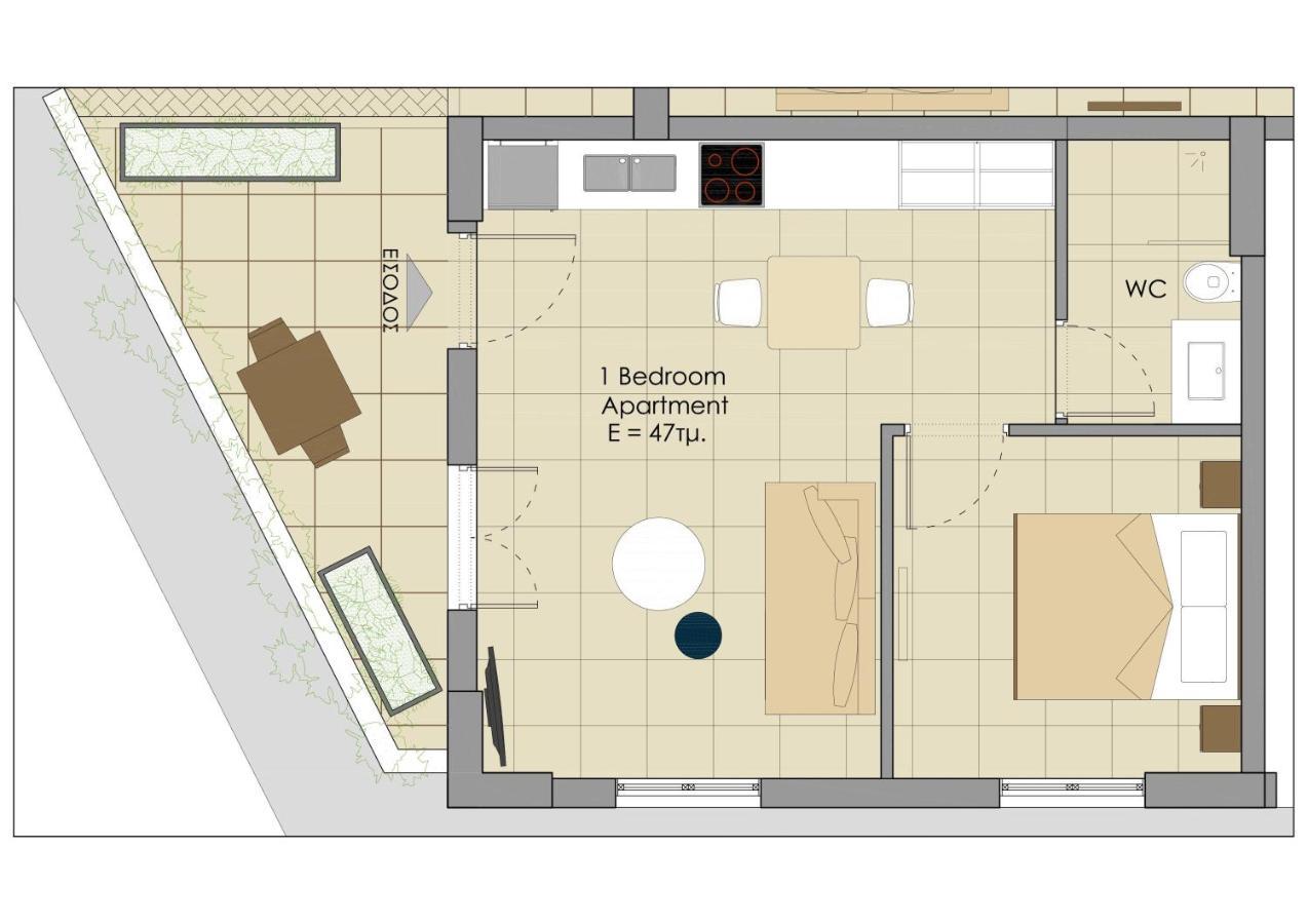 Sti Chora Apartments Lefkáda Eksteriør billede